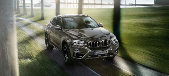 BMW 'X6'의 외관. BMW코리아 제공